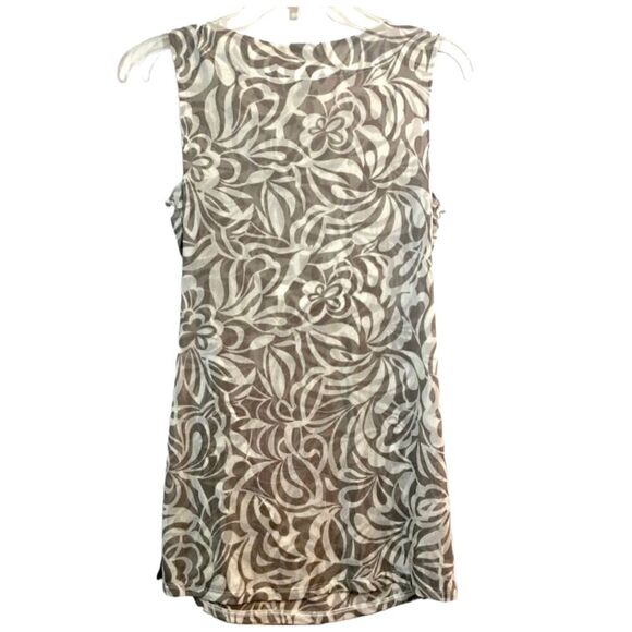 INC International Concepts Embellished Sheer Nylon Tunic Top Size Medium - Picture 4 of 7